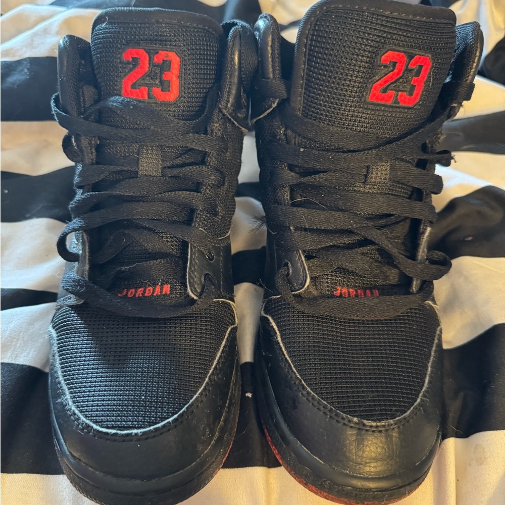 Jordan 1 Flight 4 Premium Bred Black And Red